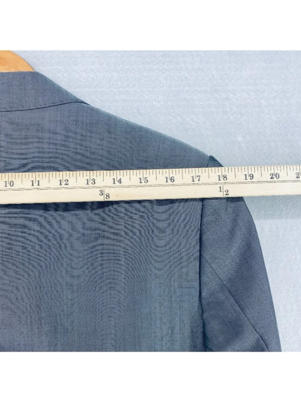 Duchamp Blazer Mens 40R Gray Wool Sport Coat Jacket Summer Wedding Italy
